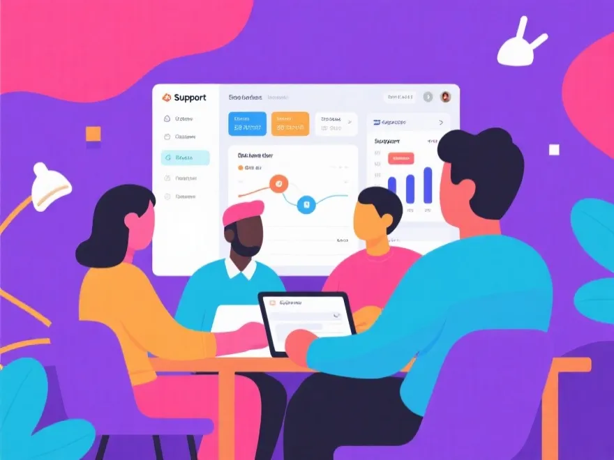 客服支持示意图